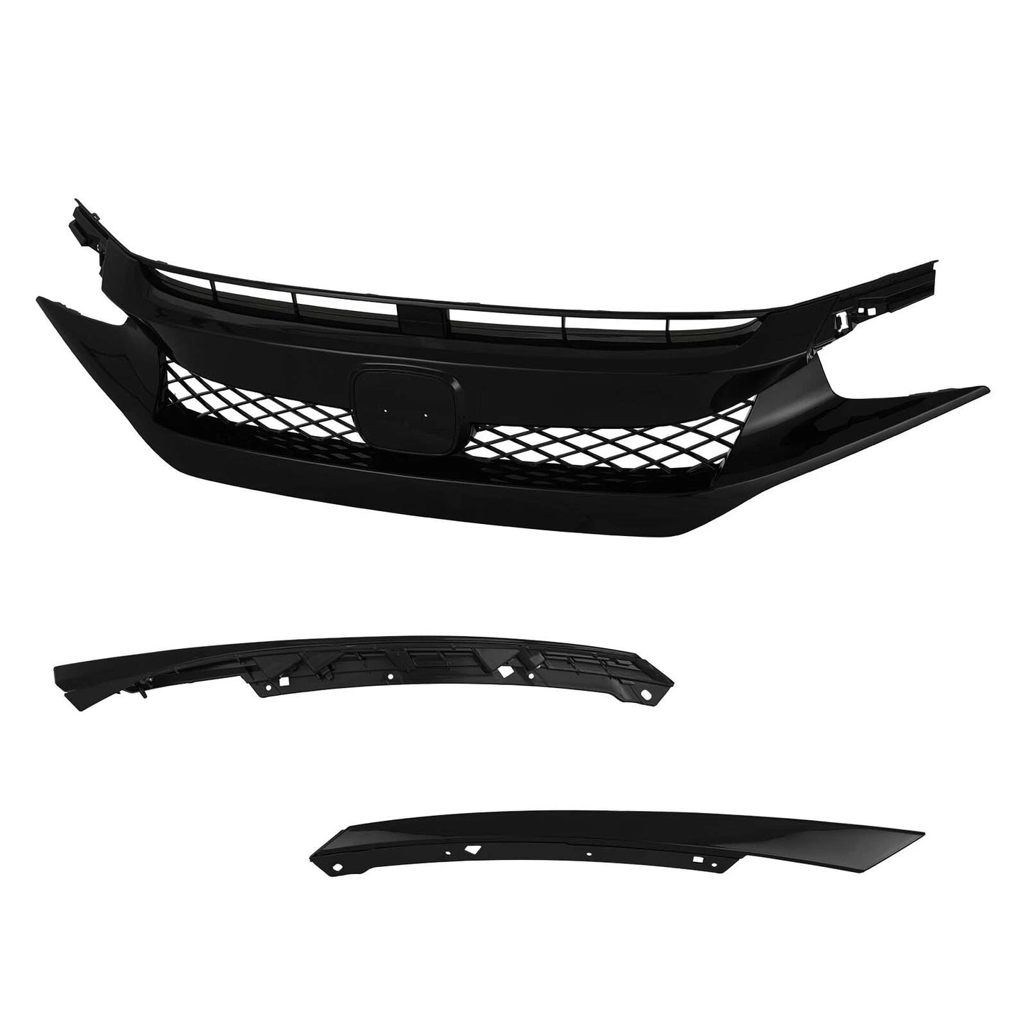 Type R Style Front Bumper V1 for 2016-2021 Honda Civic