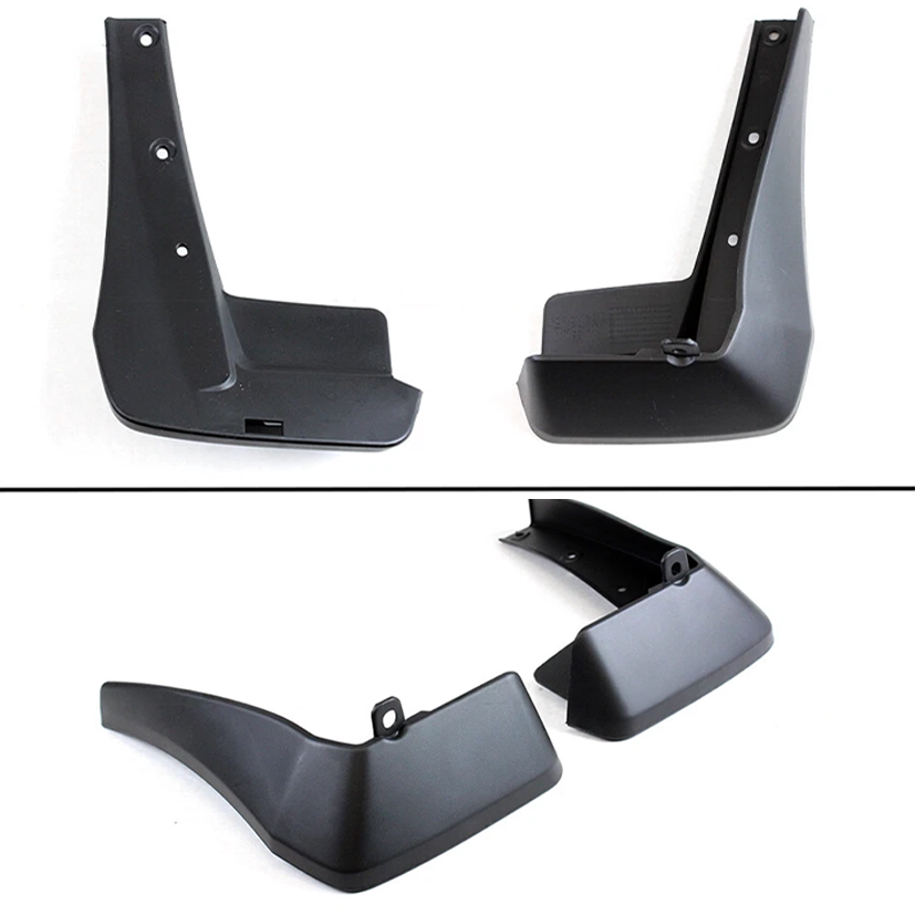 Four-piece matte black mud flaps for Honda Civic sedan (2)
