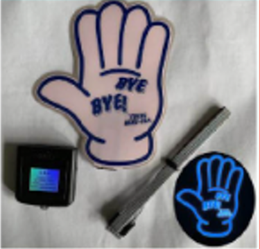 Bye Bye LED Sticker