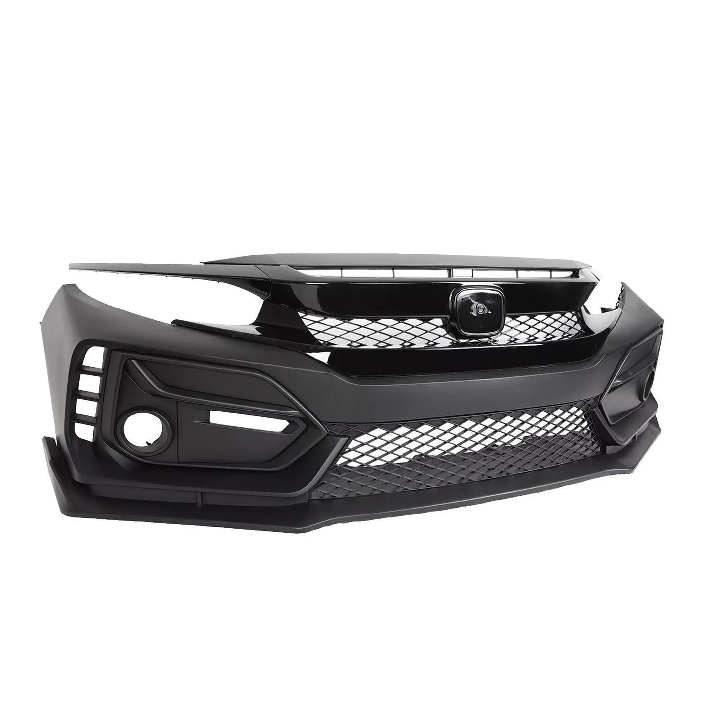 Type R Style Front Bumper V2 for 2016-2021 Honda Civic