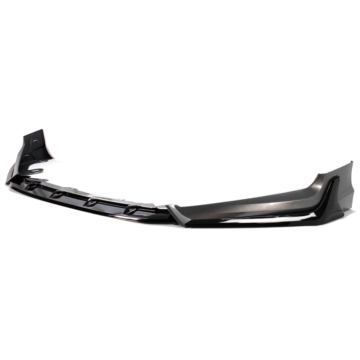 Black 2Tone front bumper lip with accent pieces for Honda Accord (10)