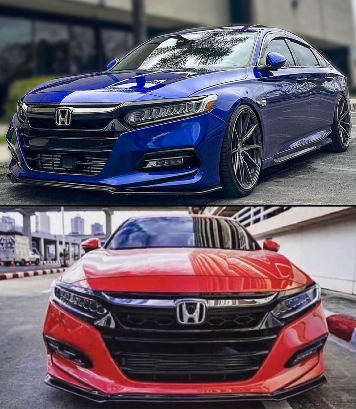 For 11TH Gen 2023-2026 Honda Accord JDM V1 Style Front Bumper Lip 4PC