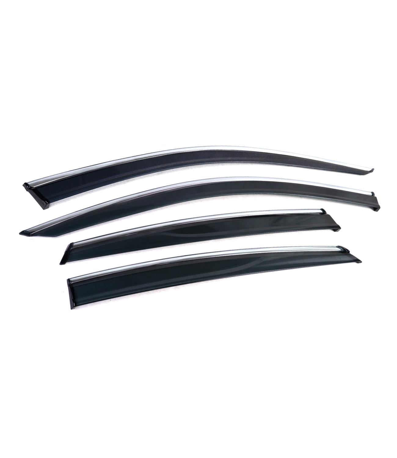 4-piece chrome window visors for 2023-2026 Honda Accord (1)