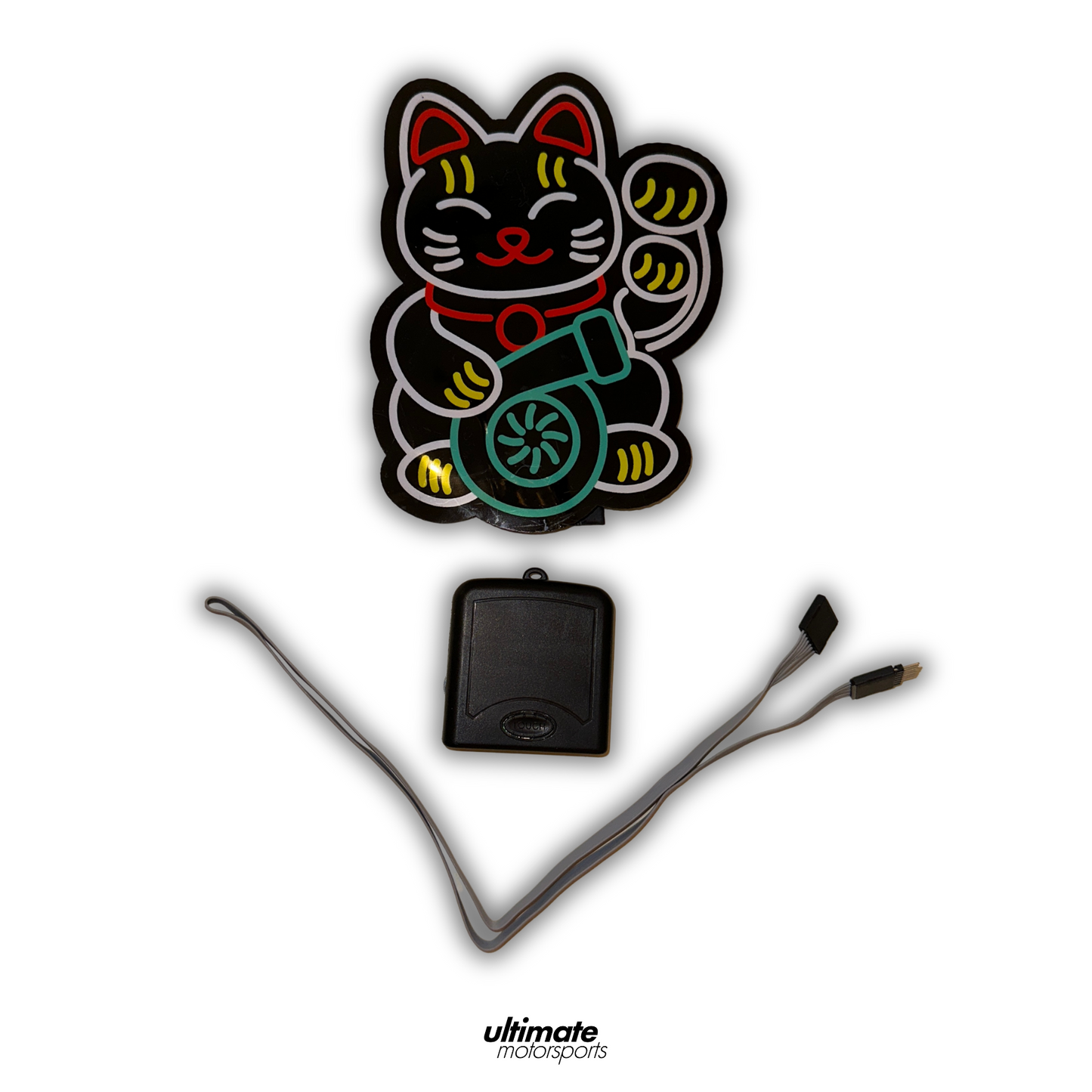 Lucky Cat LED Sticker