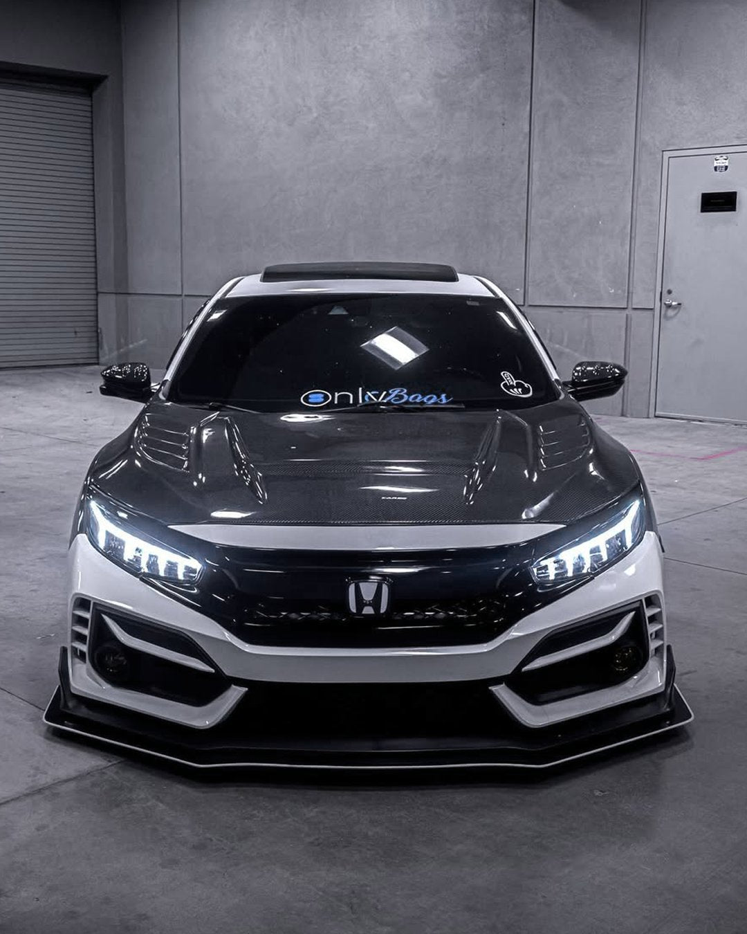 Type R Style Front Bumper V2 for 2016-2021 Honda Civic