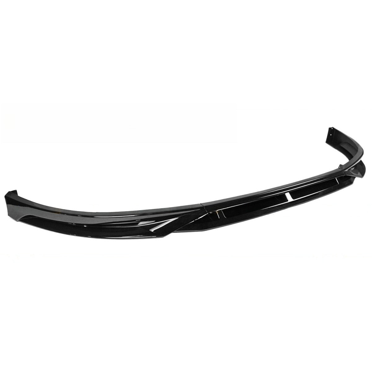 4-piece gloss black front bumper lip splitter kit for Honda Accord (3)