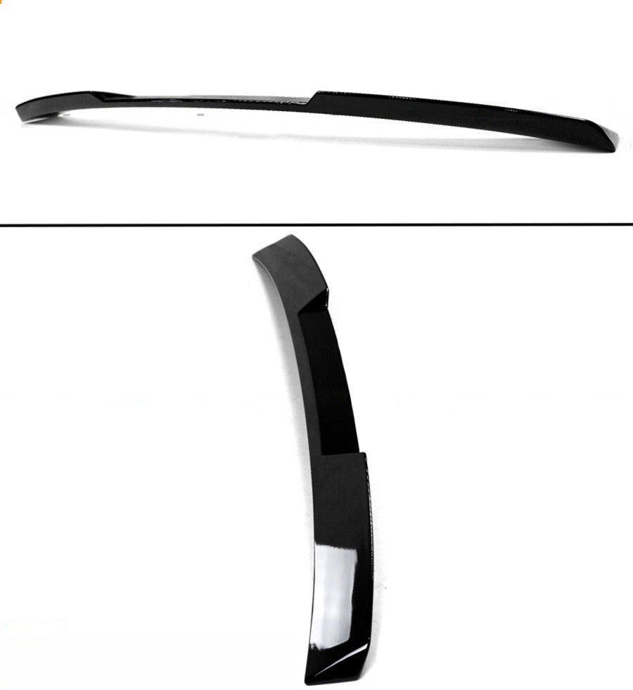 MCX Highkick duckbill trunk spoiler and M-style roof spoiler combo on black Honda Accord (7)