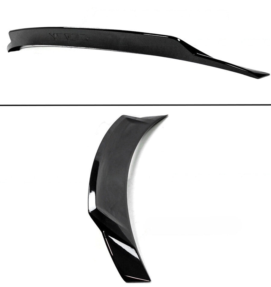 Gloss black duckbill trunk spoiler with engraved logo. (5)