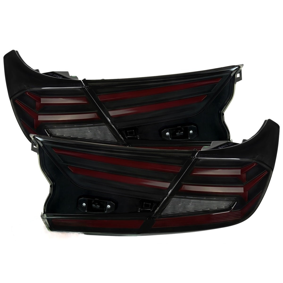 Black smoke tail lights with sequential LED technology installed on 2018-2022 Honda Accord (8)