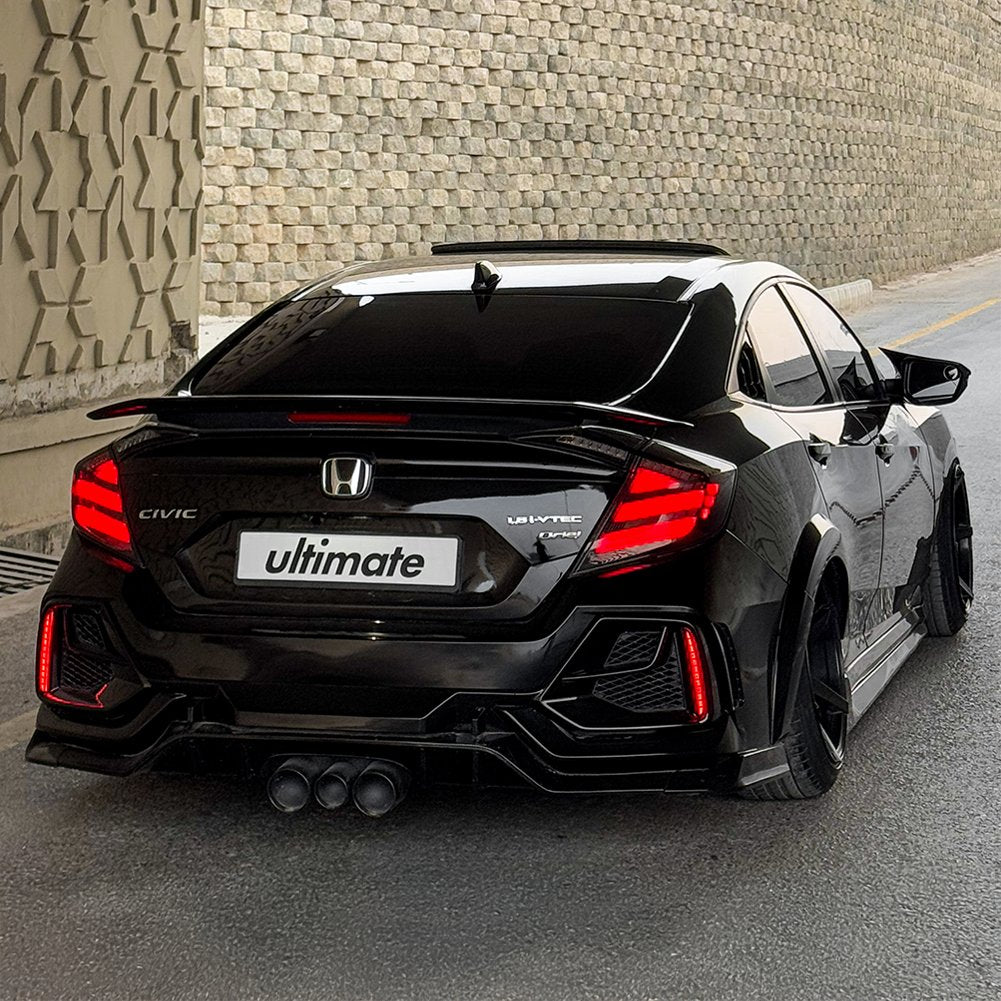 Sequential Rear Fog Lights for 2016-2021 Honda Civic Hatch