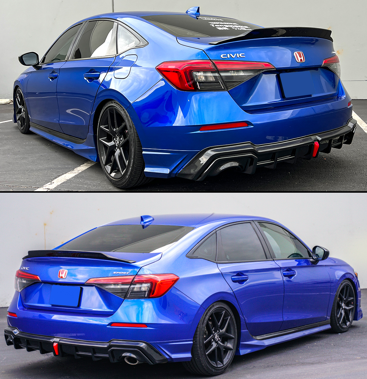 YOF v2 Diffuser for 2022-24 Honda Civic 11th Gen Sedan