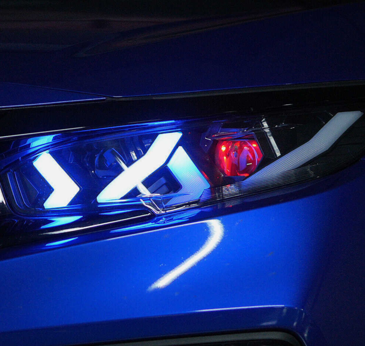 RGB Lambo Sequential Headlights [for 2016-2021 Honda Civic]