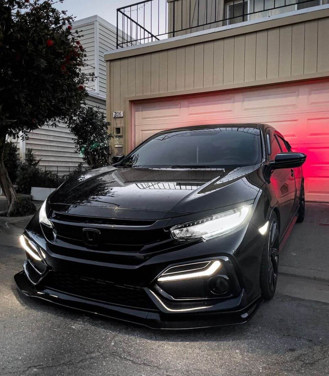 Gloss Black Emblem Set [for 2016-2021 Honda Civic]