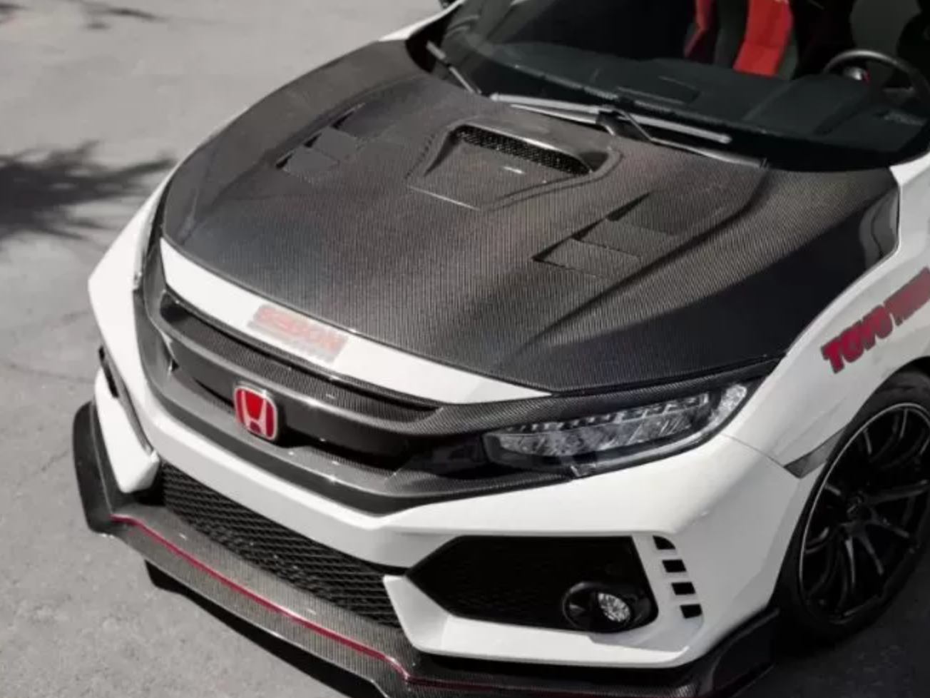 Seibon TS-Style Carbon Fiber Hood Honda Civic Type-R 2017-2021