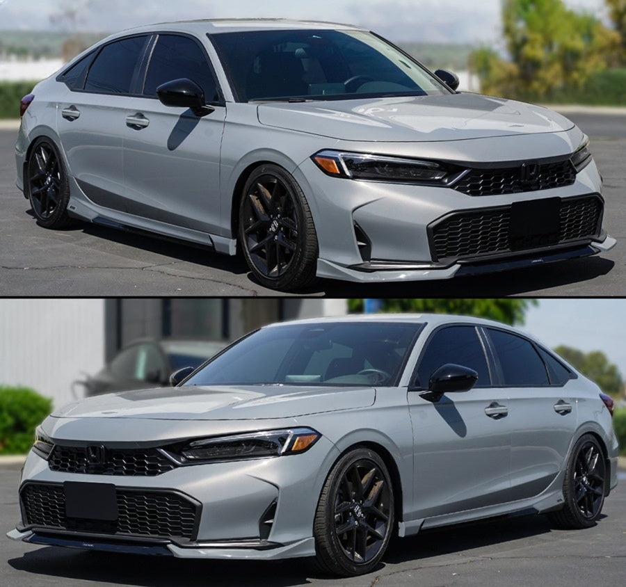 Urban Gray Pearl 2-Toned Side Skirt Extension [for 2022–2026 Honda