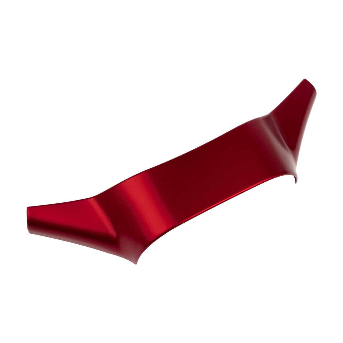 Glossy red steering wheel upper strip cover trim (3)