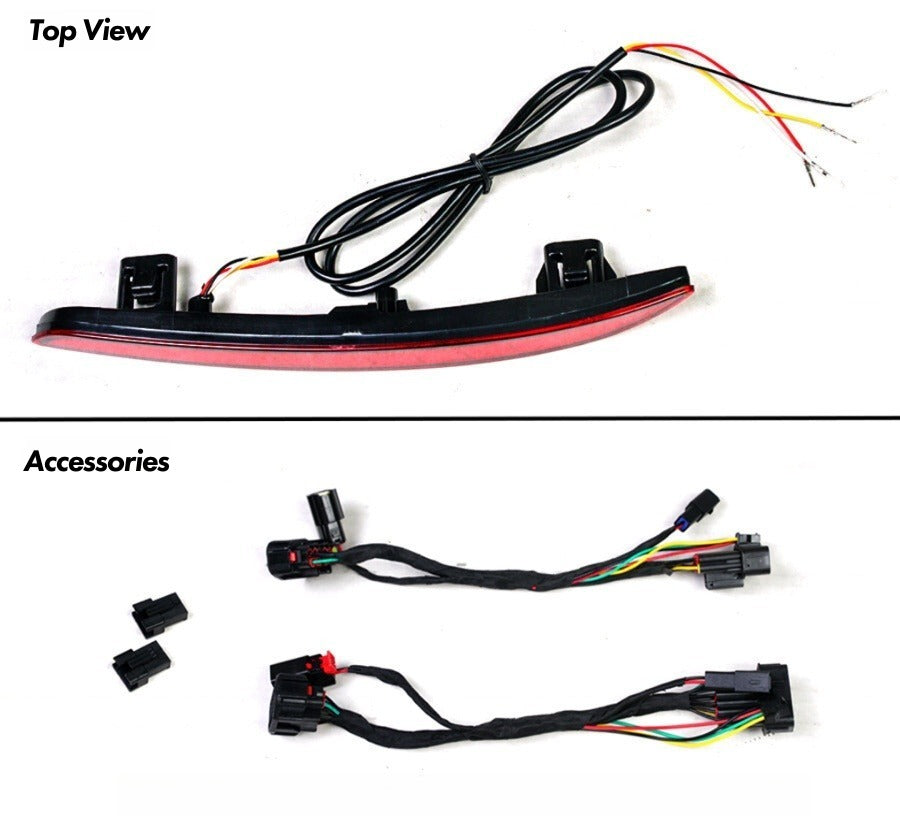 Red sequential LED rear reflectors for Honda Accord (3)