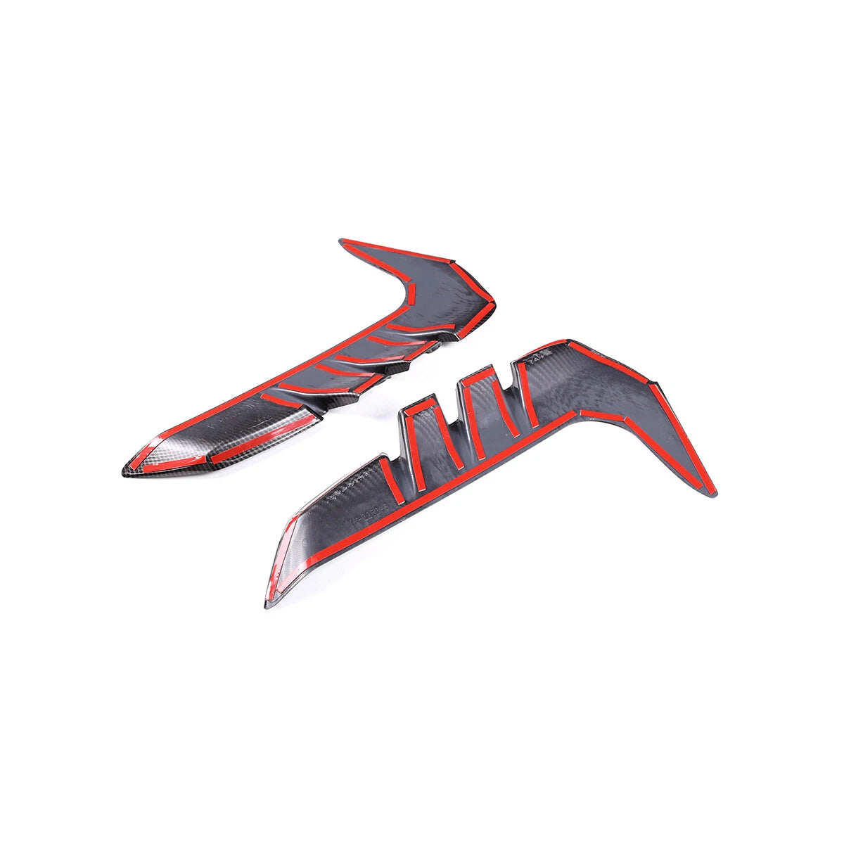 Carbon fiber-style side fender vent trim pieces for 2022-2025 GR86 (6)