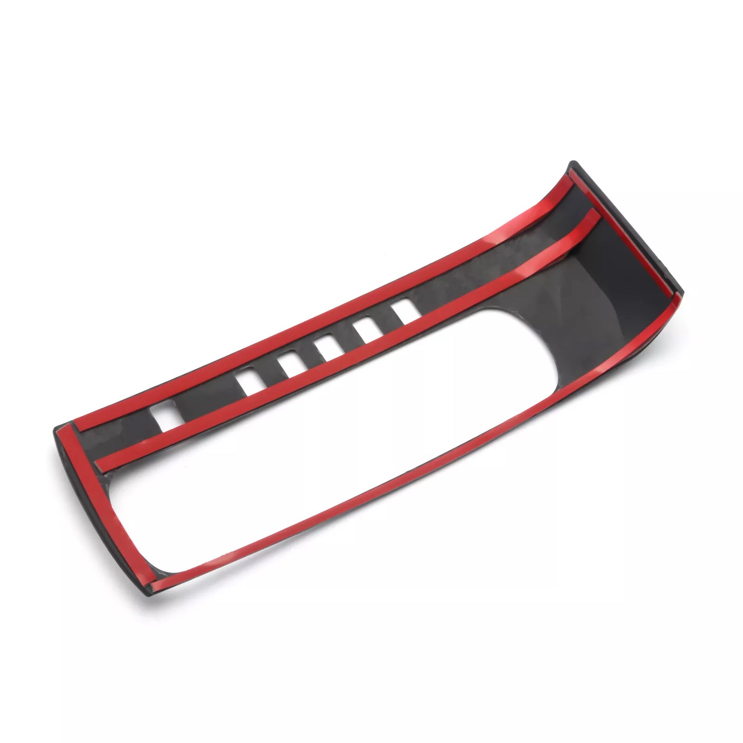 Carbon fiber gear shift panel trim for Honda Civic (6)