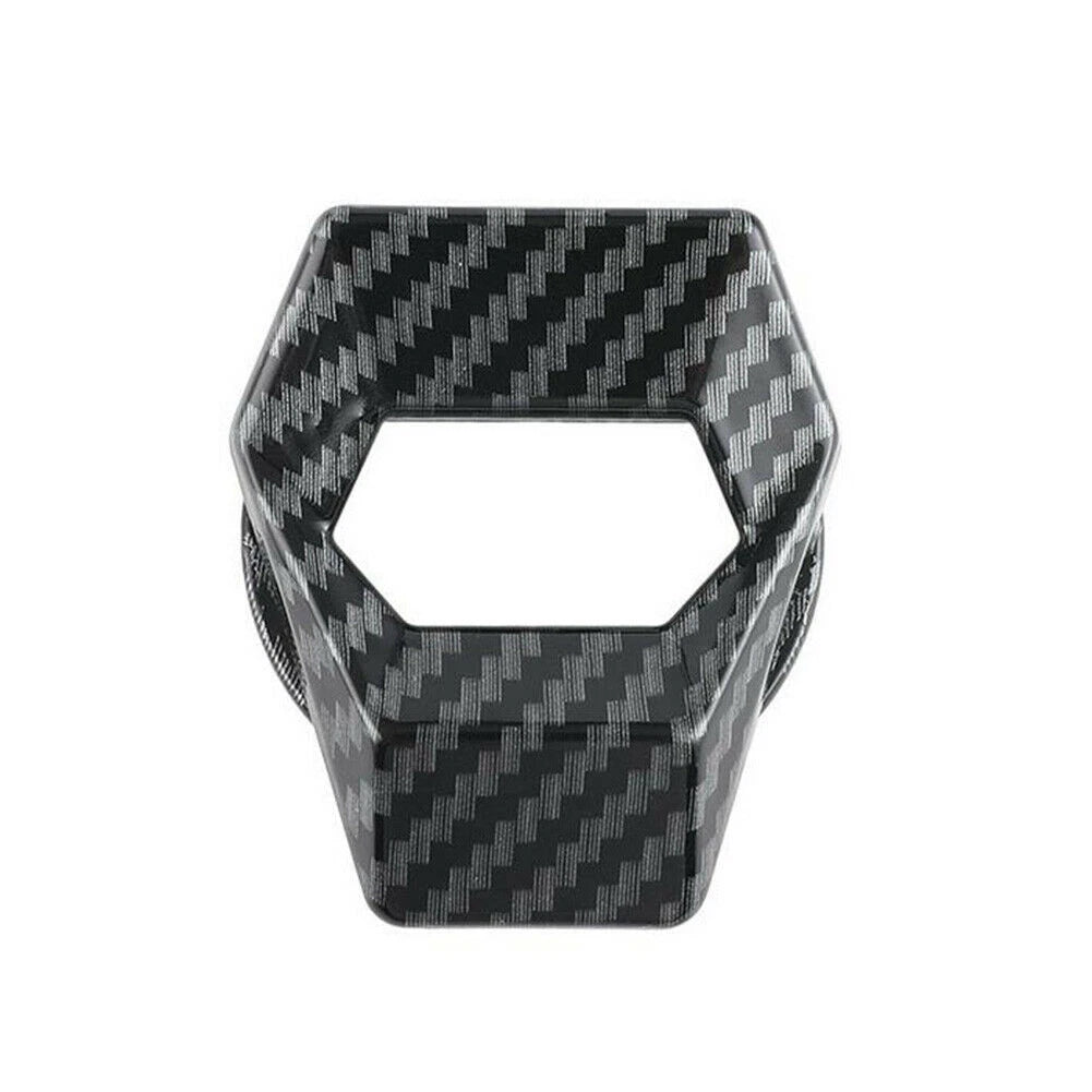 Carbon Fiber Engine Start/Stop Push Button Cover Trim