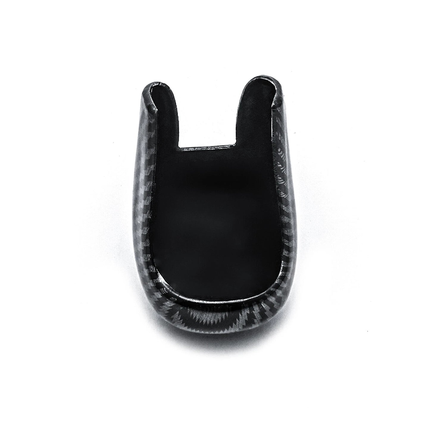 Carbon fiber-style gear shift knob cover for Honda Civic (5)