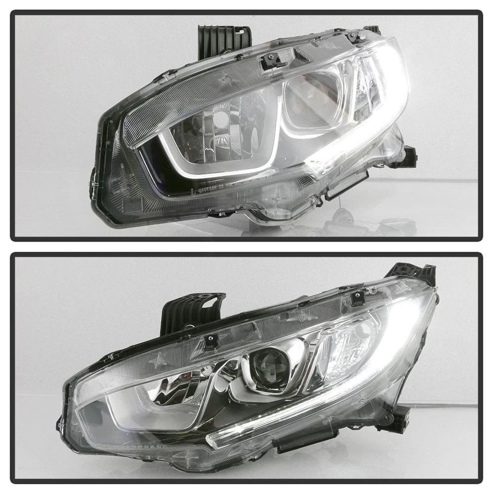 OEM Style Halogen Headlights for 2016-2021 Honda Civic