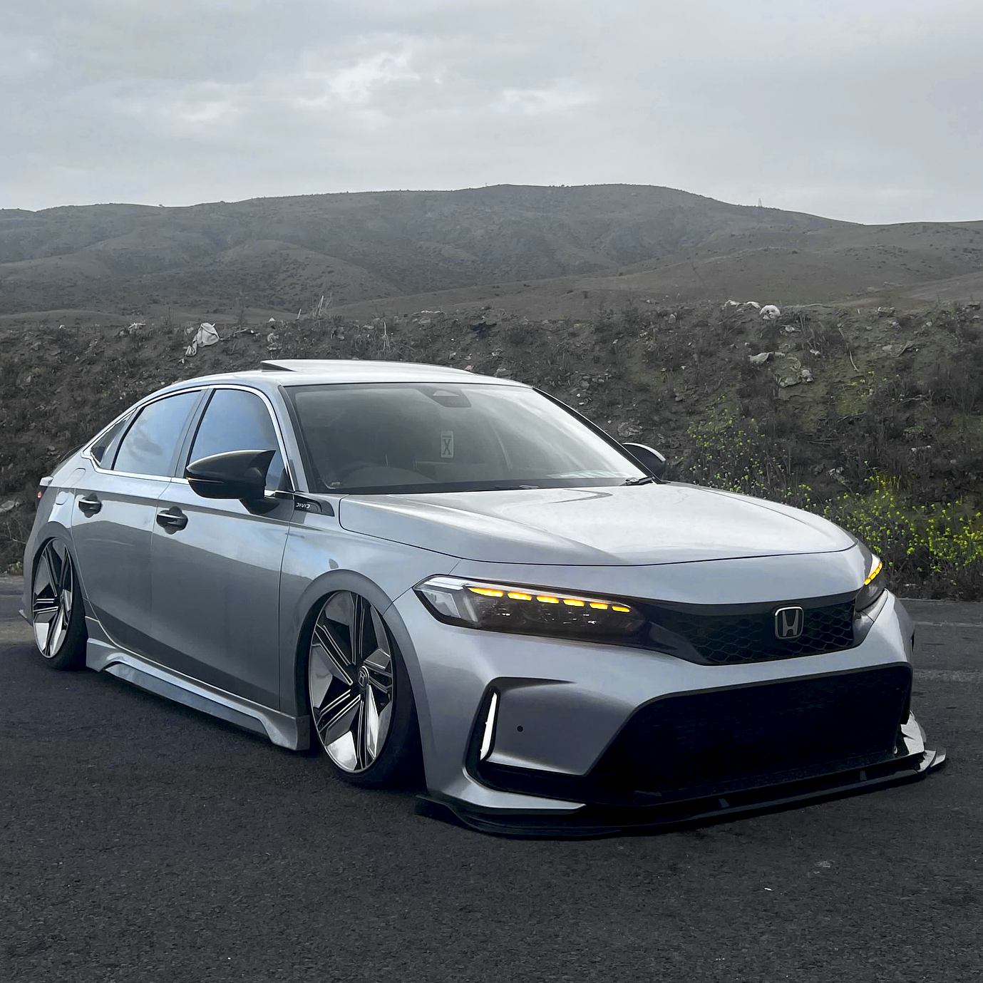 Type R Style Front Bumper for 2022-2025 Honda Civic