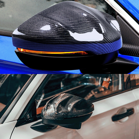 Carbon Fiber Mug Style Mirror Caps for 2022+ Honda Civic