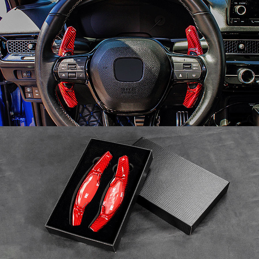 Real Carbon Fiber Paddle Shifters for 2022+ Honda Civic