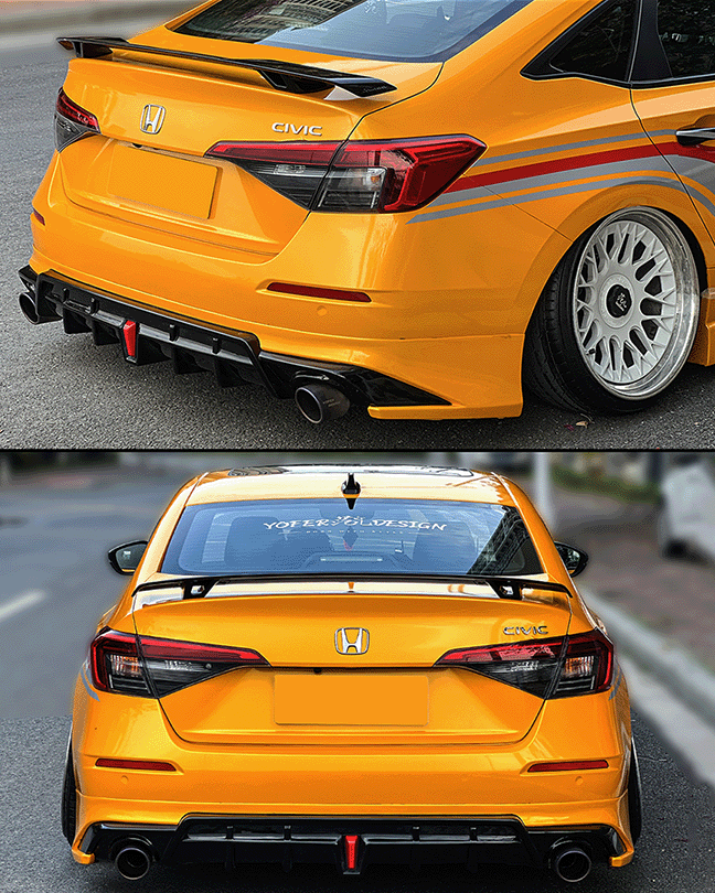 YOF v1 Wing Spoiler for 2022+ Honda Civic Sedan