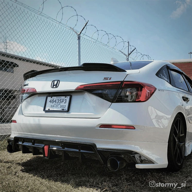 "YOF" Rear Diffuser Honda for 2022+ Honda Civic