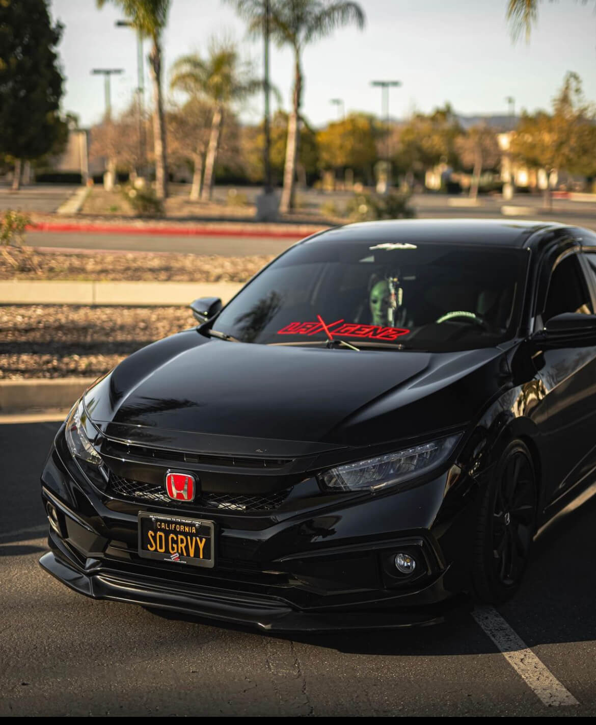 Type R Style Grill For 2016-2021 Honda Civic