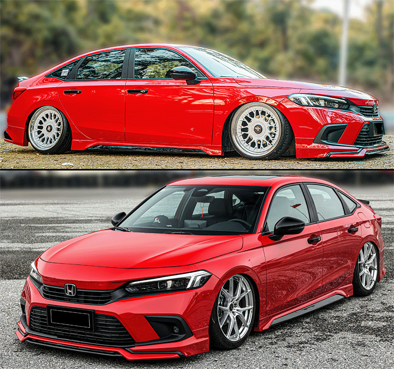 UMS v1 YOF Side skirts for 2022+ Honda Civic