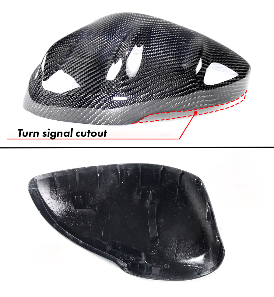 Carbon Fiber Mug Style Mirror Caps for 2022+ Honda Civic