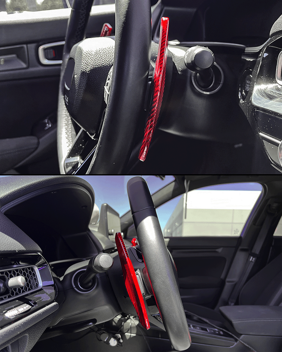 Real Carbon Fiber Paddle Shifters for 2022+ Honda Civic
