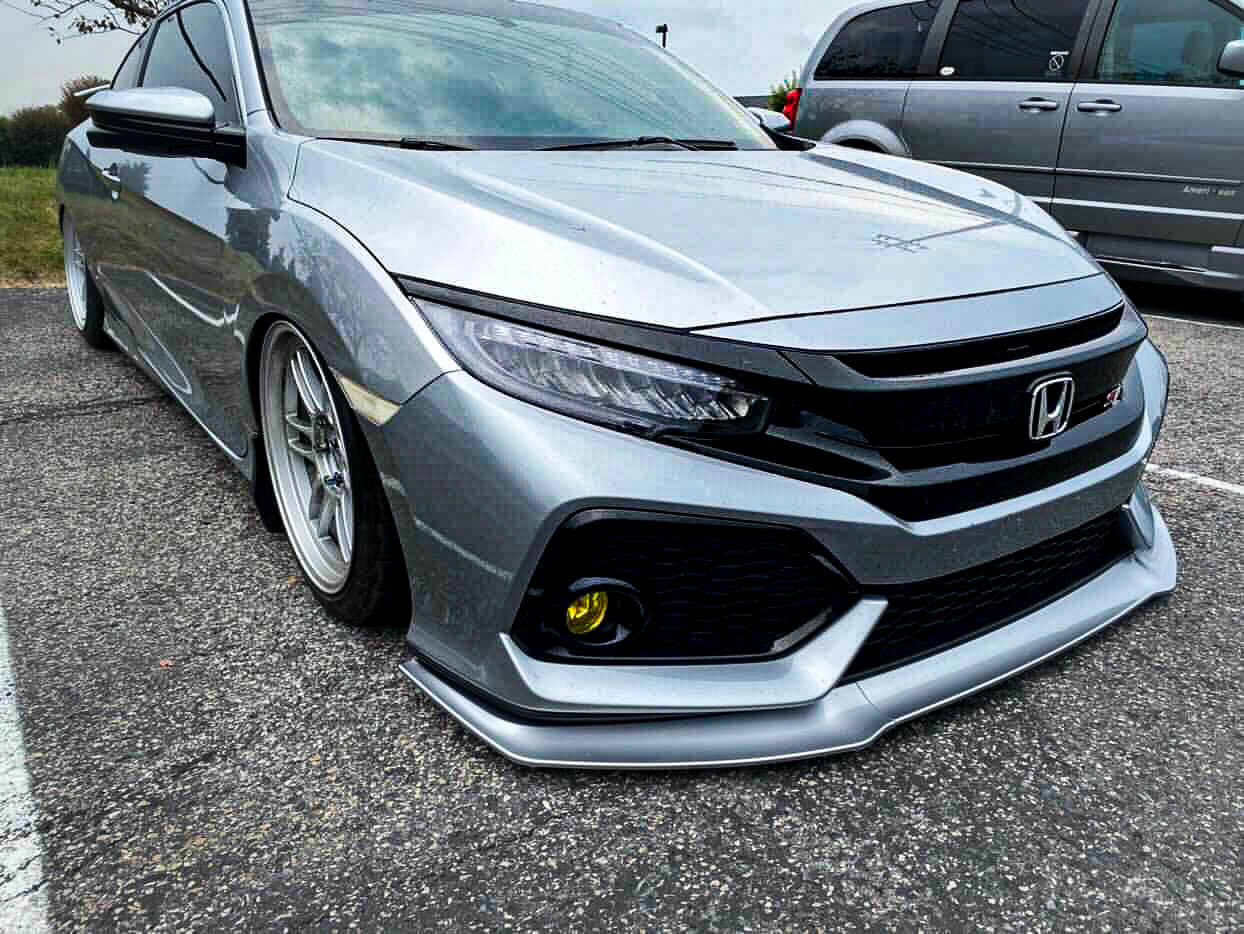 UMS Front Bumper 3pc Lip for 2016+ Honda Civic Si/FK7 Hatch