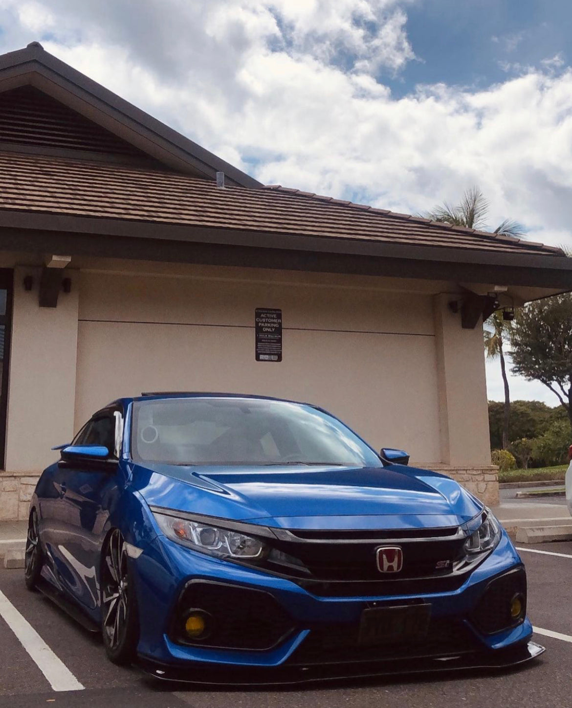 UMS Front Bumper 3pc Lip for 2016+ Honda Civic Si/FK7 Hatch