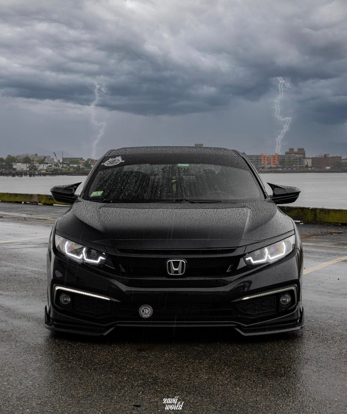 Spiked Mirror Caps for 2016-2021 Honda Civic