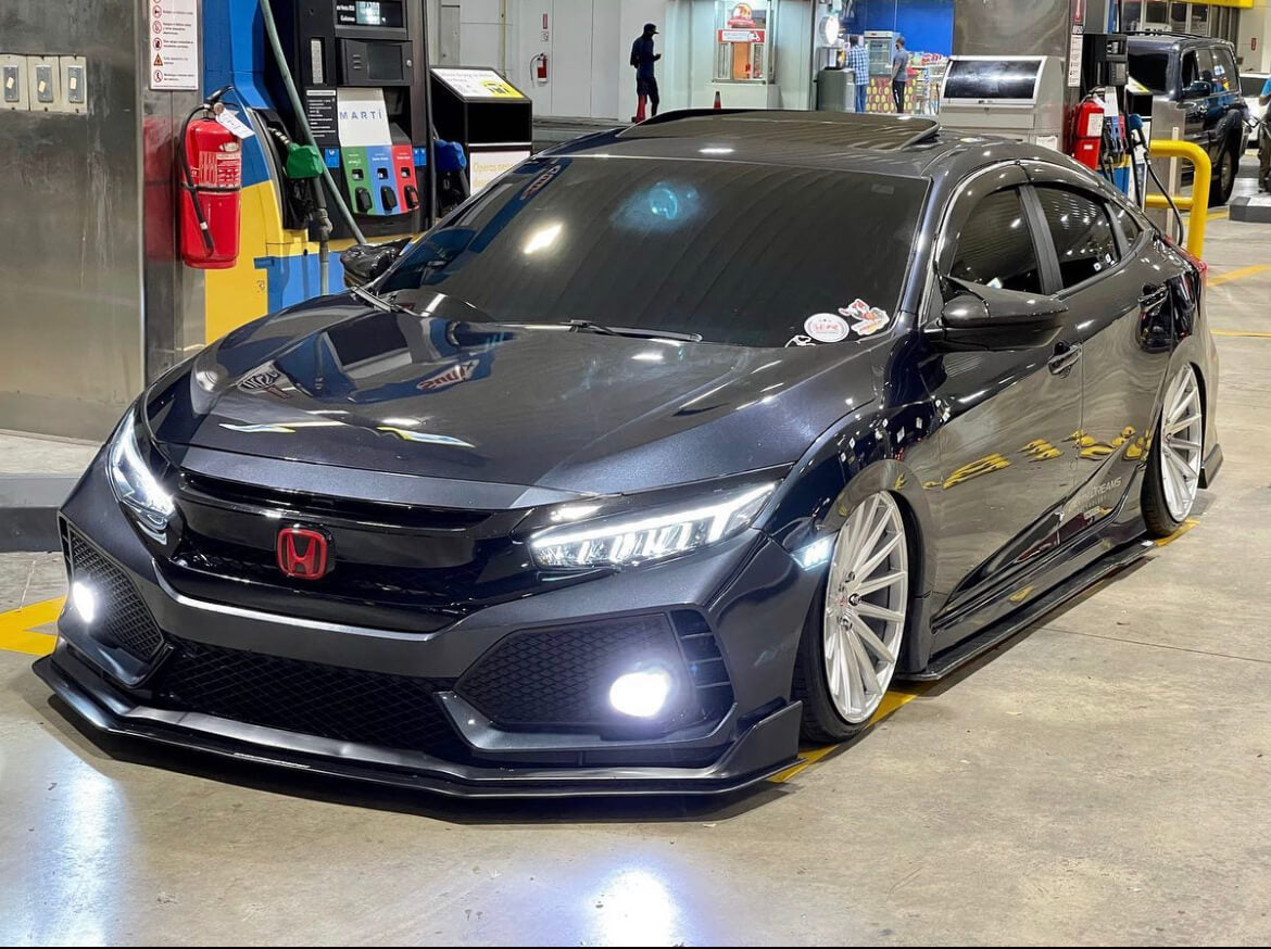 Spiked Mirror Caps for 2016-2021 Honda Civic