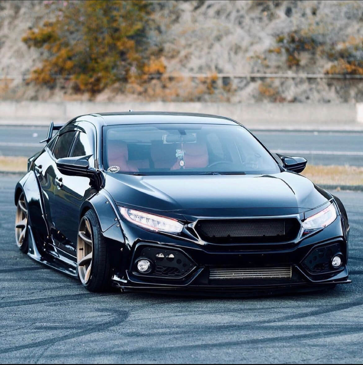 Spiked Mirror Caps for 2016-2021 Honda Civic