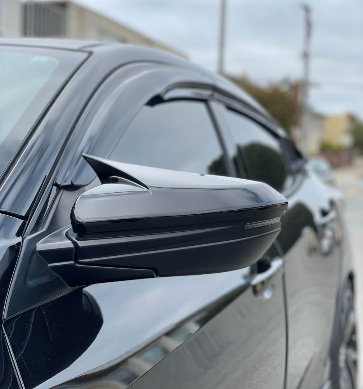 Spiked Mirror Caps for 2016-2021 Honda Civic
