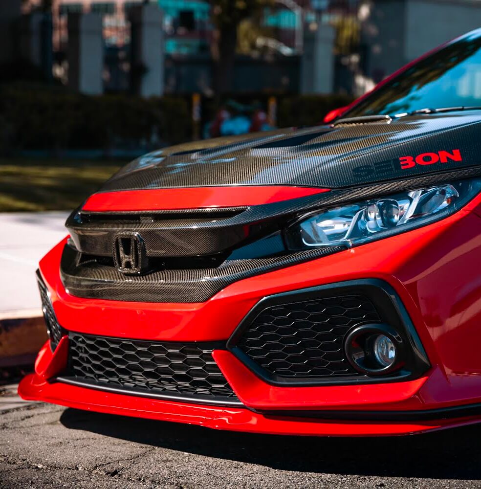 UMS Front Bumper 3pc Lip for 2016+ Honda Civic Si/FK7 Hatch