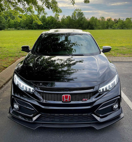 3Pc Type-R Style Lip for 2016-2021 Honda Civic