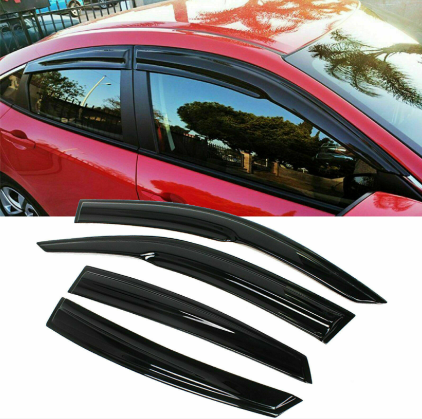 Smoked Window Visors 2016-2021 Honda Civic