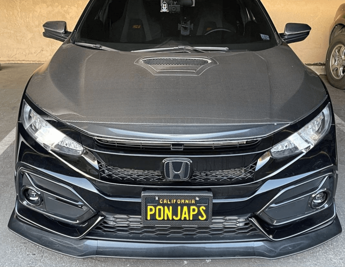 UMS Front Bumper 3pc Lip for 2016+ Honda Civic Si/FK7 Hatch