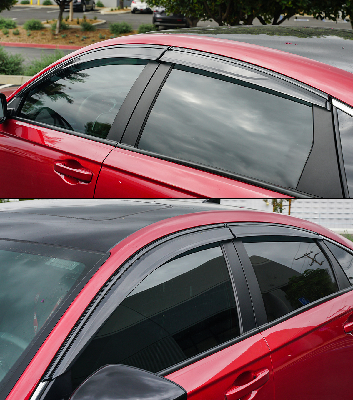 All Black Window Visors [for 2022+ Honda Accord]