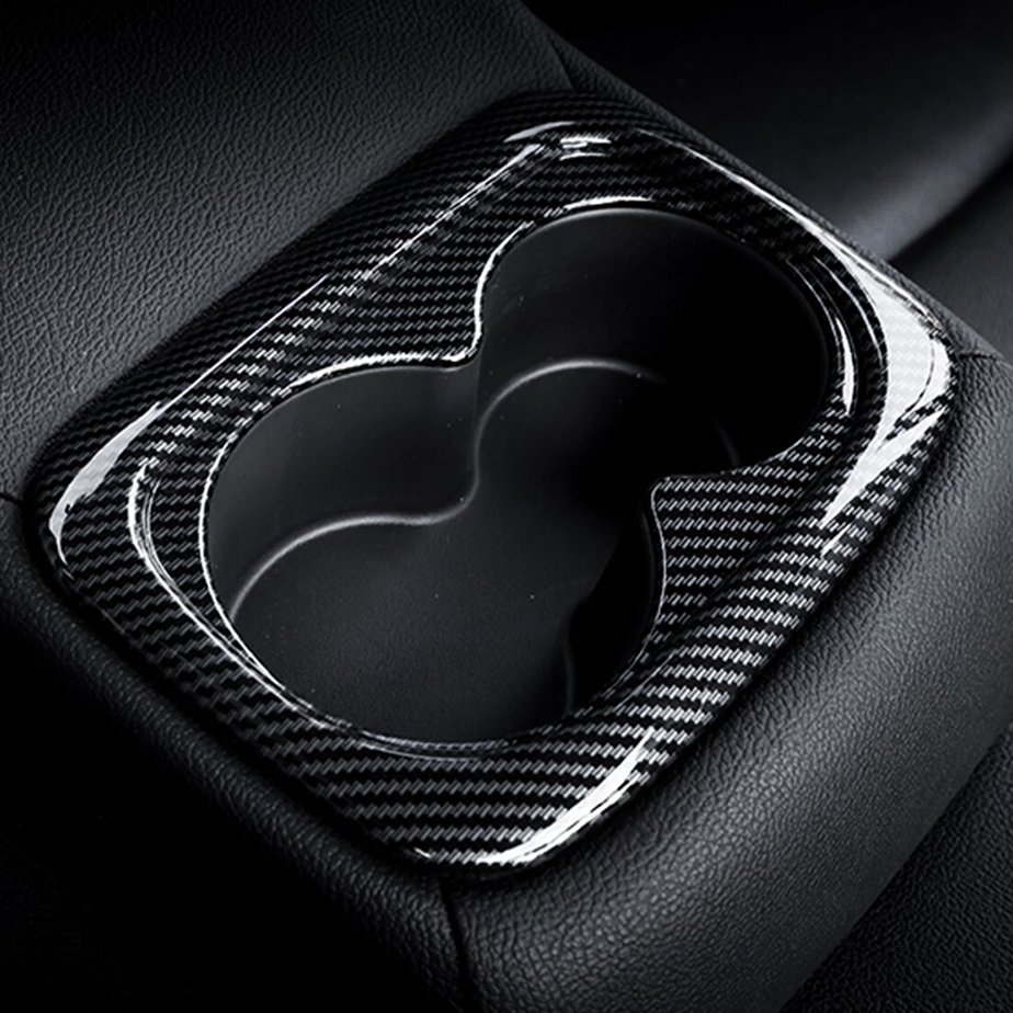Carbon Fiber Water Cup Holder Cover [for Honda Civic 2016-26]