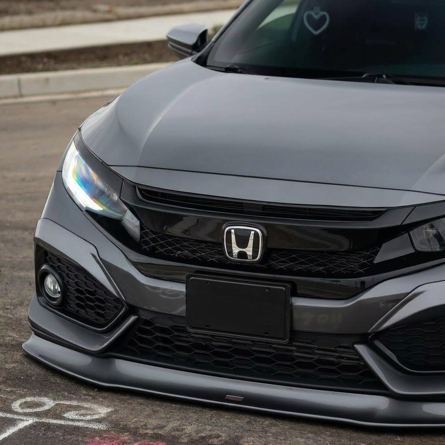 Gloss Black Grill Cover [for 2016-2018 Honda Civic]