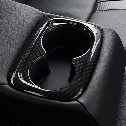 Carbon Fiber Water Cup Holder Cover [for Honda Civic 2016-26]