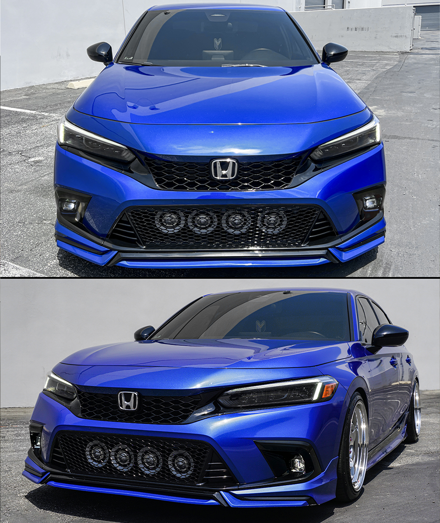 Type R Style Front Lower Grill [for 2022+ Honda Civic]